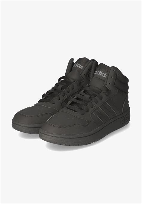 adidas hoops sneakers hoog zwart wit dames|Adidas high sneakers.